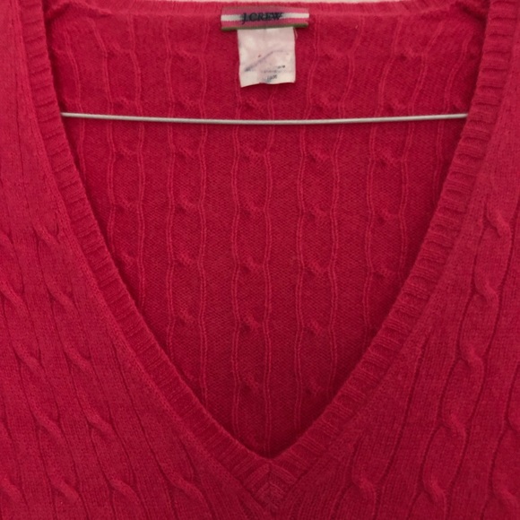J Crew Pink 100% Cashmere Sweater women’s small - Picture 3 of 8
